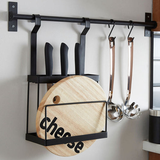 Sorello Matt Black Hanging Storage Rack