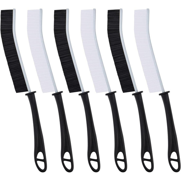 Crevice Cleaning Brush Set Hard Bristle for Grout Kitchen Bathroom 6pcs FOOGWEE