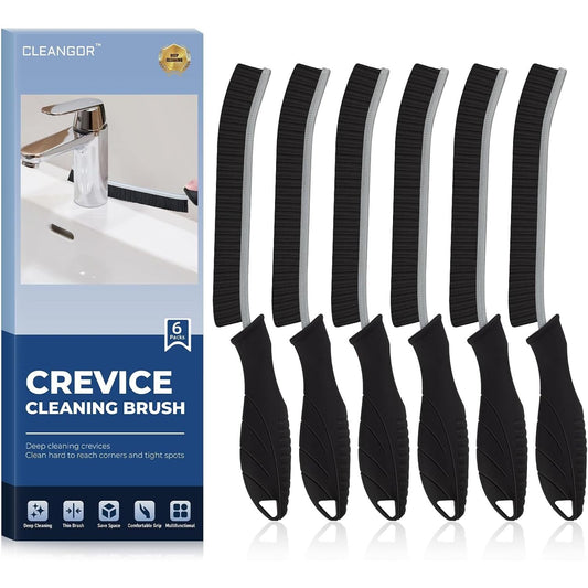 Crevice Cleaning Brush 6 Pack Hard Bristle Gap Cleaner Set Magic Brush Cleangor
