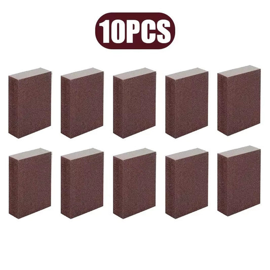 10Pcs Nano Sponge Magic Erasers Carborundum Removing Rust Cleaning Sponge Brush Kitchen Pot Dish Rust Removal Emery Clean Rub