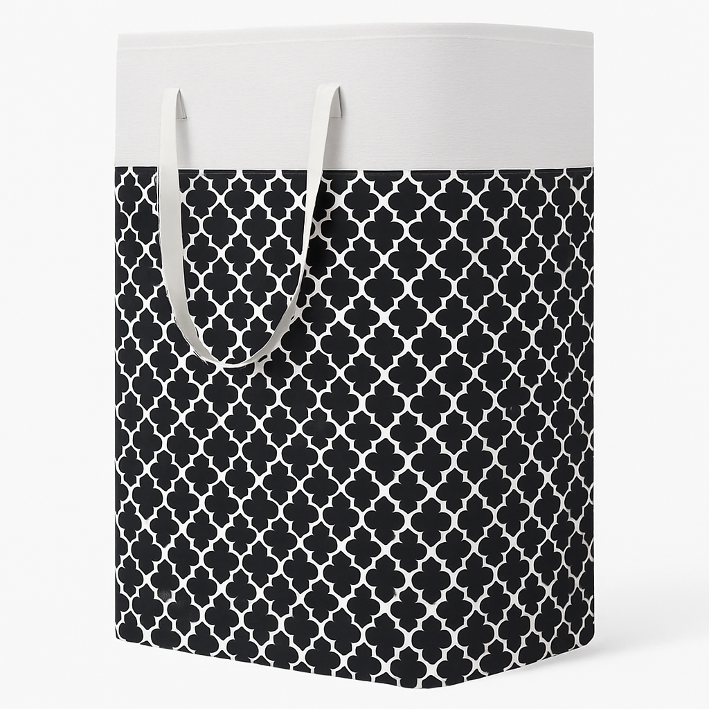 75L Large Laundry Basket with Extended Handle Foldable Dirty Clothes Storage Bag, Gray Laundry Hamper for Bathroom, Bedroom, Dorm and Laundry Room