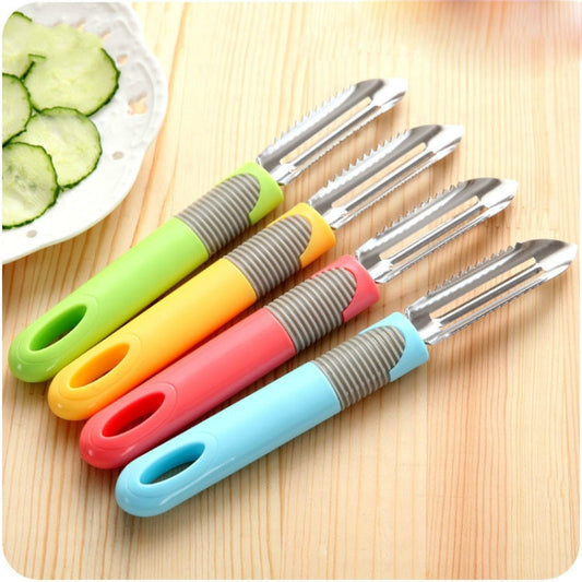 3 piece Multifunctional Vegetable and Fruit Peeler Kitchen Tools, Color Delivery Randomly, 3 piece Peel Knife
