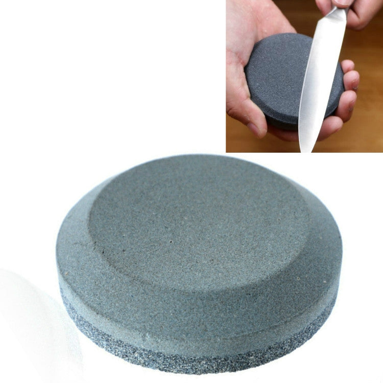 2 piece Double-Sided Whetstone Kitchen Knives Round Knife Sharpener, Style:B, A, B