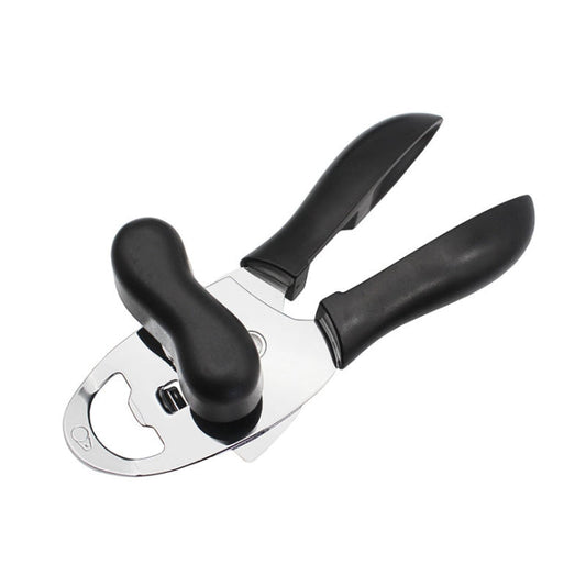 4 in 1 Multifunctional Can Opener Kitchen Household Lid Opener Canning Knife, Black, Green