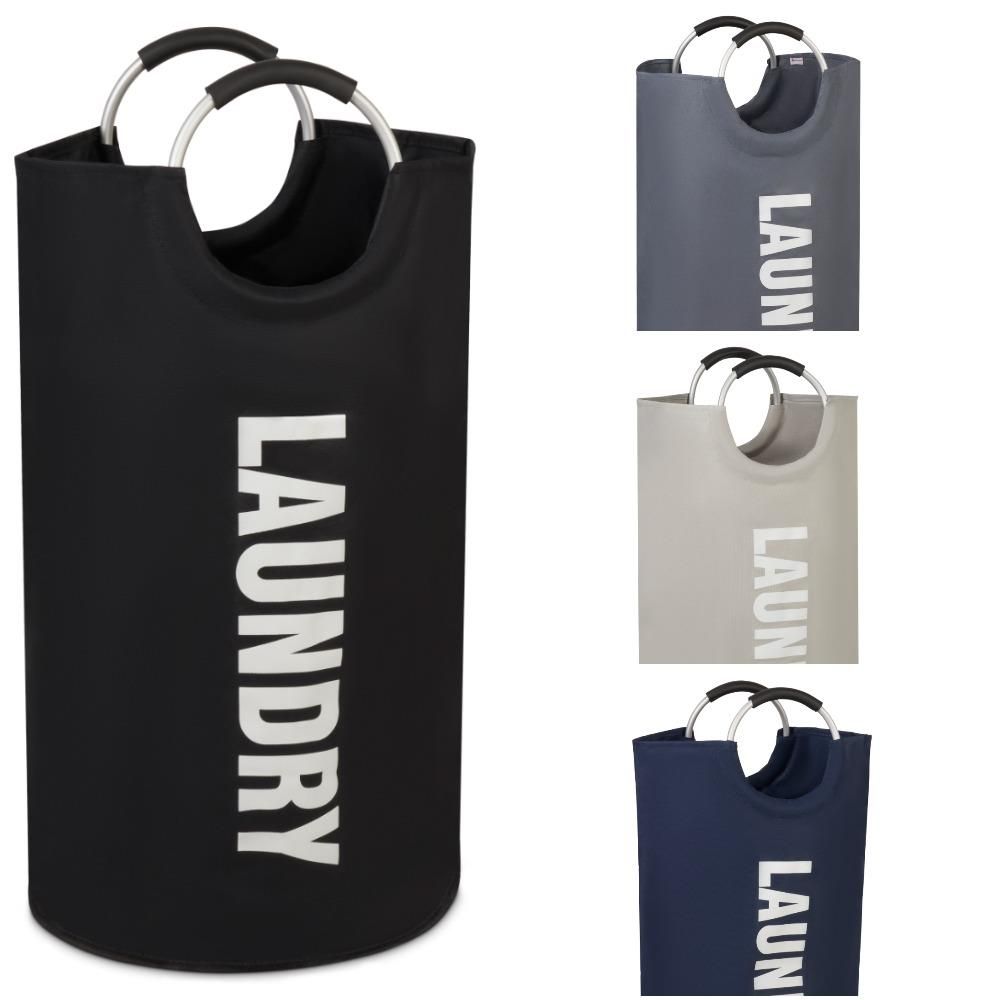 High-quality Laundry Hamper | Foldable, Waterproof and Stylish | Large Capacity Durable Material | Easy-carry Aluminum Handle